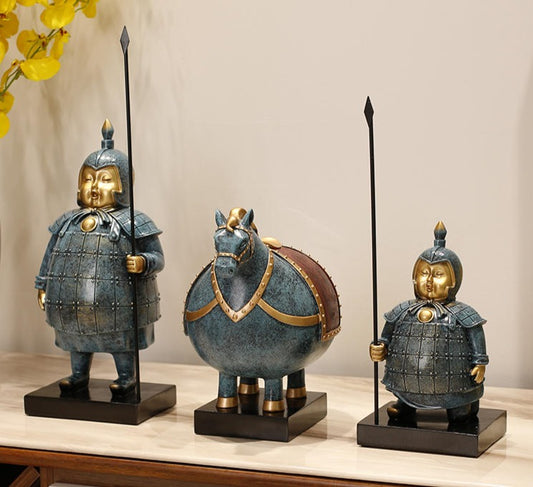 Terra-cotta Warriors Porcelain Ornaments