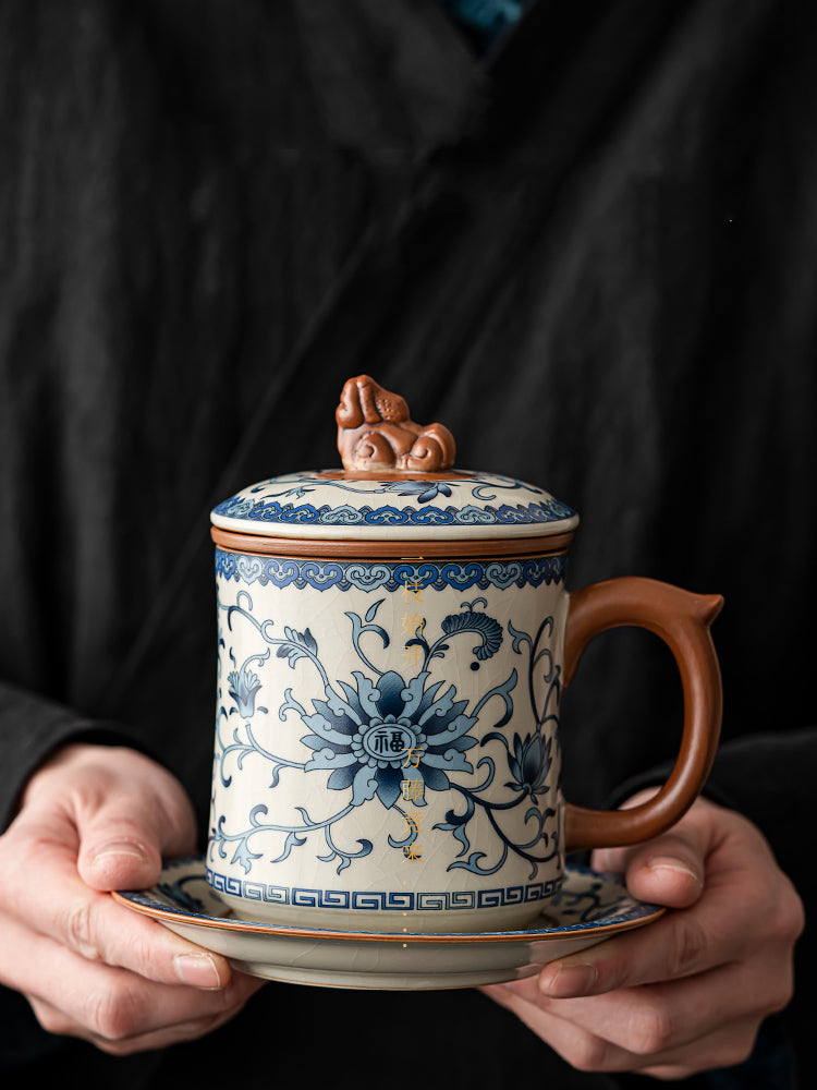 Tea-water Separation Chinese style Teacup