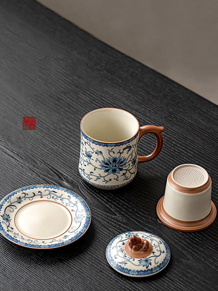 Tea-water Separation Chinese style Teacup