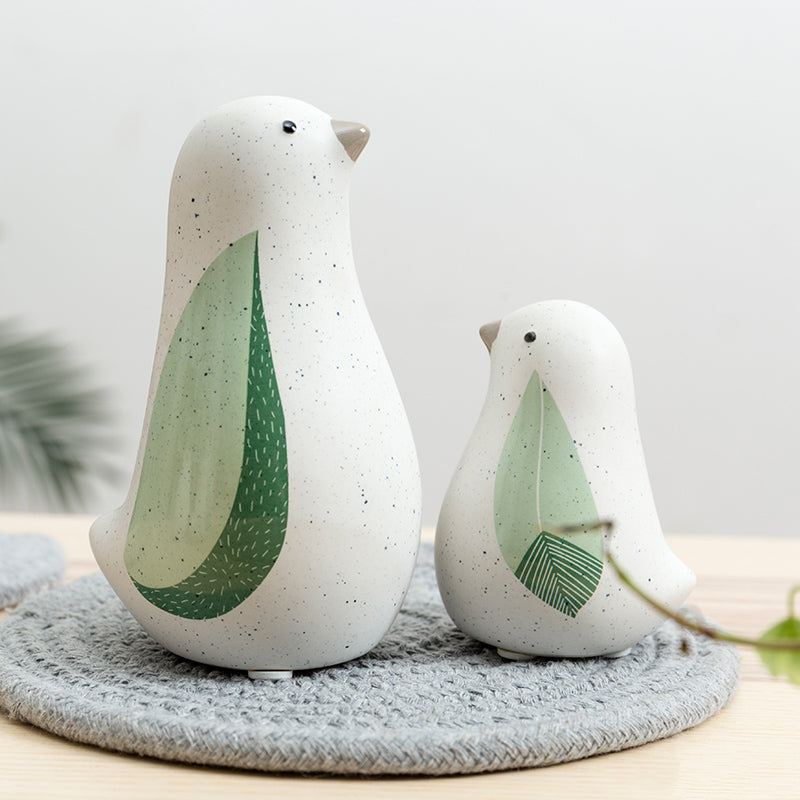 Porcelain Stylish Birdie Ornaments